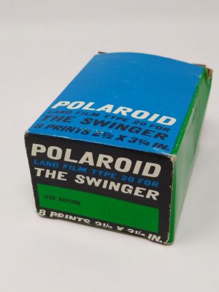 Old Polaroid Land Film Type 20 The Swinger B&w Expired Dec 1969