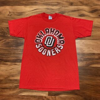 90s Oklahoma Sooners College Swingster Tee Shirt Made In Usa Vtg Size M