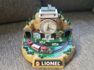 Lionel 100th Anniversary Animated Talking Train Alarm Clock With Flag
