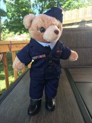 Vintage 1989 Bear Forces Of America Teddy Bear Air Force 11 