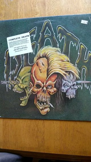 Vtg 1986 Complete Death Rare Vinyl Lp Death Metal Compliation Dri Originl