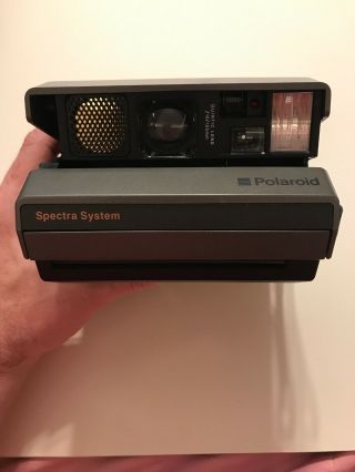 Vintage Polaroid Spectra System Camera - With Hand Strap And