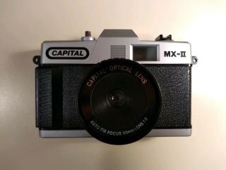 Capital MX - II 35mm Film Camera Vintage 1980s Basic Film Photography 2