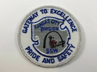 St Louis Southwestern Railroad Ssw Pride And Safety Patch Cotton Belt Route