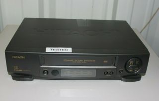 Hitachi Vcr Vt - Fx530a Video Cassette Recorder Hi - Fi Vhs Player