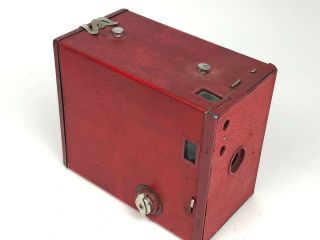 Vintage Red Box Camera No.  2a Brownie Model C - Eastan Kodak