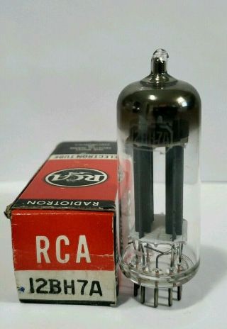 1 Rca 12bh7a Vacuum Tube / Nos On Calibrated Tv - 7