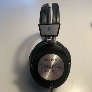 Vintage Sony Dr - 5a Stereo Headphones Made In Japan Adjustable