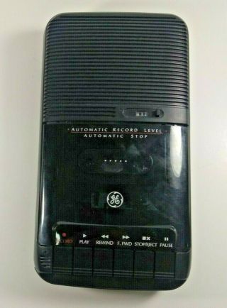 Ge General Electric Personal Cassette Tape Recorder Ge Model 3 - 5025a -