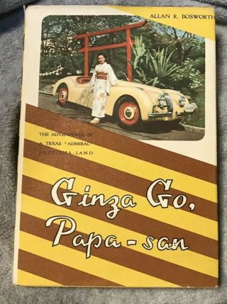Jaguar Xk120 On Cover Of 1956 Japanese Book Ginza Go Papa - San