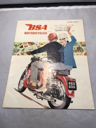 Bsa Motorcycle Ad