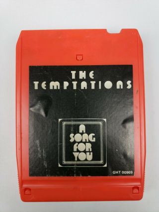 The Temptations A Song For You 8 Track Vintage Music 8 - Track
