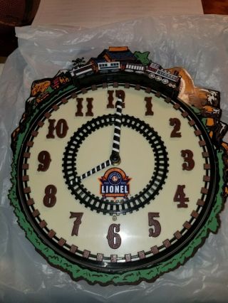 Lionel 100th Anniversary Train Clock Limited Edition Battery Operated