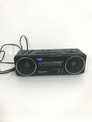 Vtg Panasonic Rc - X210 Ats Am/fm Radio Alarm Clock Aux In Cleaned