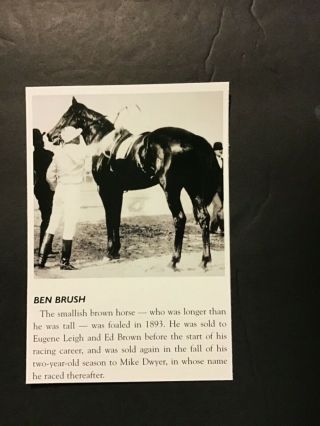 Ben Brush Photo Horse Racing 1896 Kentucky Derby
