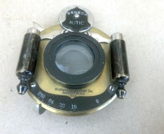 Brass Shutter Lens Wollensak Optical Co.  - Works/flaw