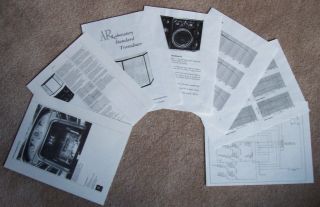 Acoustic Research Ar Lst Speaker Brochure,  Booklet,  Drawings