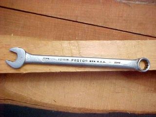 Vintage Proto Professional 11mm Combo Wrench 11mm 1211m Before Stanley