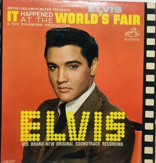 Elvis Presley Record It Happened At The World ‘s Fair Vintage Collectible