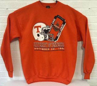 Vintage 1994 University Of Tennessee Ncaa Sweatshirt Gator Bowl Men 