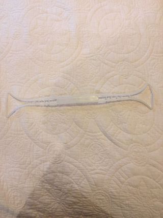 Vintage Tupperware 18 " Replacement Handle Only For Cake Taker Sheer White Euc