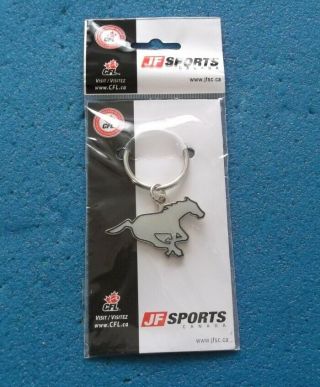 Calgary Stampeders Cfl Football Logo Keychain Key Ring F867