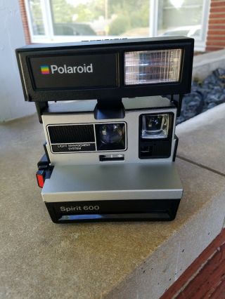 Vintage Polaroid Spirit 600 Instant Film Camera With Strap
