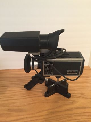 Vintage Rca Color Video Camera Cc006 Made In Japan Black
