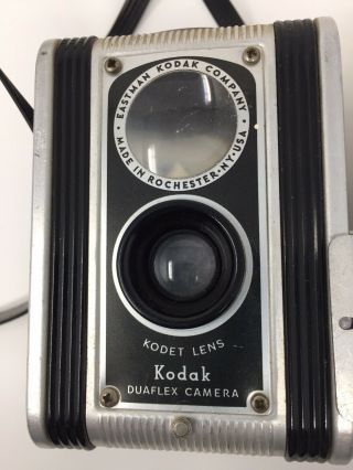 Kodak Duaflex II Vintage Camera with Kodet Lens with Flash / 1947 - 1950 2