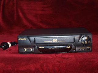 Sansui Vhs Vcr Video Cassette Tape Player Recorder Hq Vcr4510e - 4510e