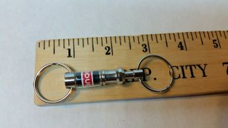 Vintage Conoco Gas Oil Pull Apart Key Chain Ring.  Advertising Collectible