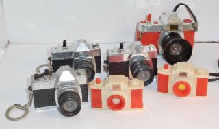 Vintage Miniature Camera Souvenir Slide Viewers Sea World,  Worlds Fair,  Canada