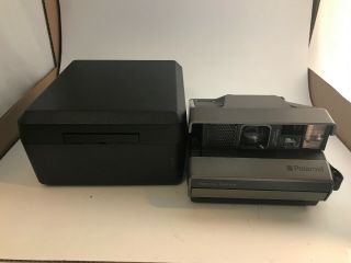 Polaroid Spectra System Instant Photo Camera In Hard Case W/ Strap