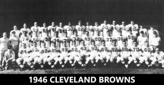 1946 Cleveland Browns 8x10 Team Photo Football Picture Nfl Wide Border