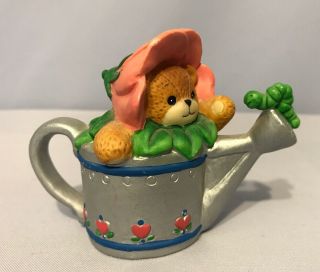 Vintage - 1994 - Enesco - Lucy And Me Bear - Flower In Watering Can O11 Lucy Rigg