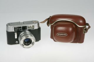 Vintage Voigtlander Dynamatic Ii 35mm Film Camera 50mm F/2.  8 Lens West Germany