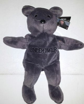 1999 Wwf Wwe Official Attitude Bear Series One - The Undertaker Lord Of Darkness