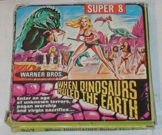 When Dinosaurs Ruled The Earth 8mm 200ft.  Very Good