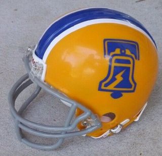 Philadelphia Bell World Football League (wfl) Throwback Mini Football Helmet