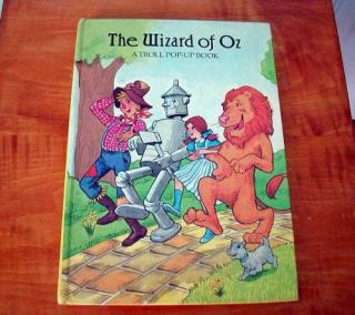 Vintage Wizard Of Oz " Pop - Up " Large Hardcover Book From Story By L.  Frank Baum