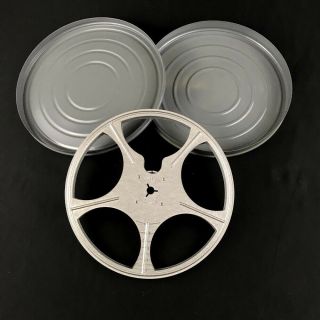 Brumberger Co.  Metal Film Reel With Can 8mm Film 7inches