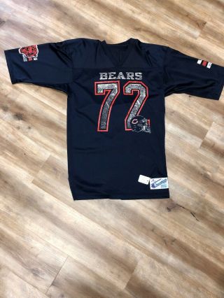William Fridge Perry Chicago Bears Vintage 80s Champion Nfl Football Jersey Med