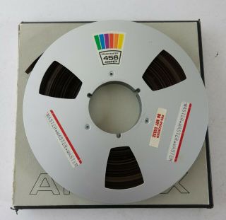 Ampex 456 10 1/2in Metal Reel For 1/2in Tape Boxed,  Tape 3