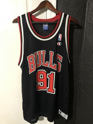 Vintage 90’s Dennis Rodman Jersey (size 48) [champion] Chicago Bulls Basketball