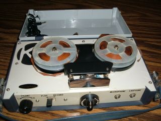 Vintage Mayfair Tr - 707 - 4 Transistor Portable Reel - To - Reel Tape Recorder Parts