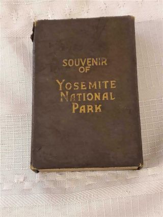 Souvenir Of Yosemite National Park Playing Cards ​vintage Complete Box Deck Rare
