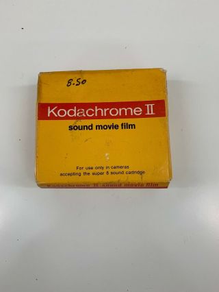 Vtg Kodak Kodachrome Ii 2 Color Movie Film 8 Cart 50 
