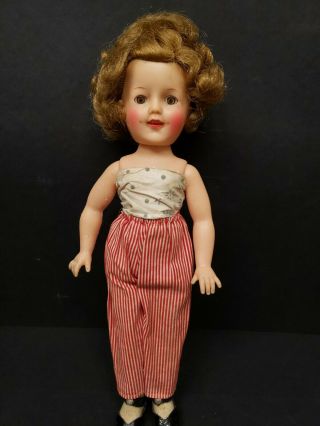Vintage 1950s Ideal Shirley Temple Doll 12 " St - 12