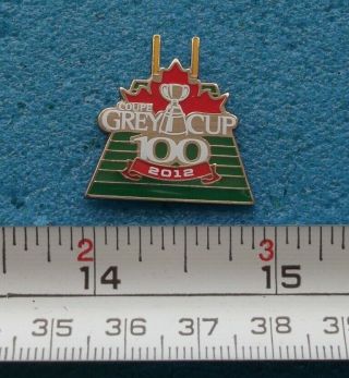 Toronto 2012 100th Coupe Grey Cup Cfl Lcf Football Pin A948