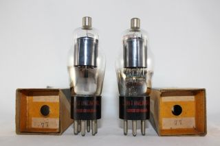 Tightly Matched Nib Pair Rca Continental Type 77 Test Very Strong 108 - 116 Nos,